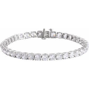 Lab-Grown Diamond Line Bracelet