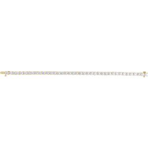 Lab-Grown Diamond Line Bracelet - Image 3