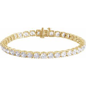 Lab-Grown Diamond Line Bracelet