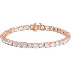 Lab-Grown Diamond Line Bracelet