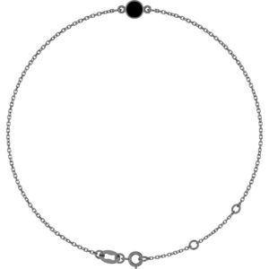 Bezel-Set Link Bracelet