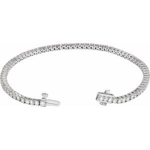 Lab-Grown Diamond Line Bracelet - Image 2