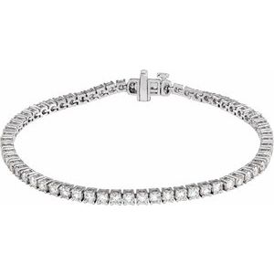 Lab-Grown Diamond Line Bracelet