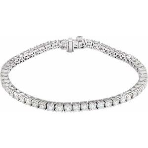 Lab-Grown Diamond Line Bracelet
