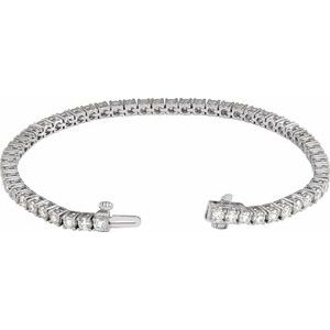 Lab-Grown Diamond Line Bracelet - Image 2