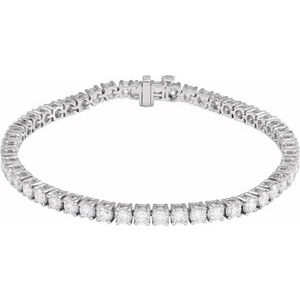 Lab-Grown Diamond Line Bracelet