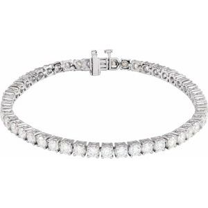 Lab-Grown Diamond Line Bracelet