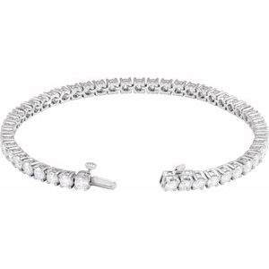 Lab-Grown Diamond Line Bracelet - Image 2