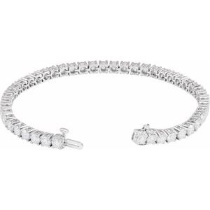 Lab-Grown Diamond Line Bracelet - Image 2