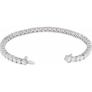 Lab-Grown Diamond Line Bracelet - Image 2