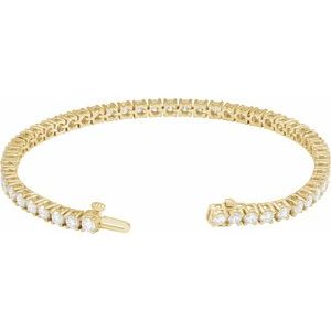 Lab-Grown Diamond Line Bracelet - Image 3