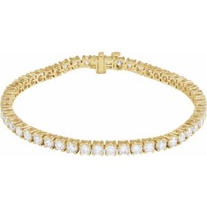 Lab-Grown Diamond Line Bracelet