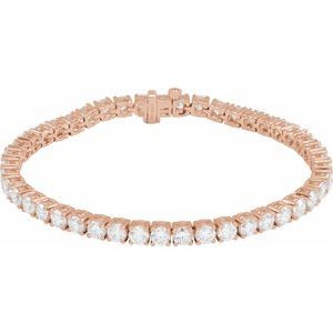 Lab-Grown Diamond Line Bracelet