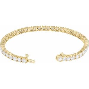Lab-Grown Diamond Line Bracelet - Image 2
