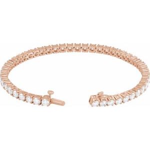 Lab-Grown Diamond Line Bracelet