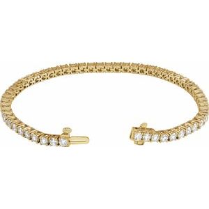 Lab-Grown Diamond Line Bracelet - Image 2
