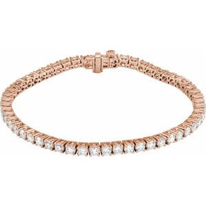 Lab-Grown Diamond Line Bracelet