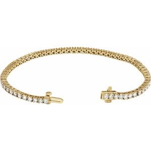 Lab-Grown Diamond Line Bracelet - Image 2