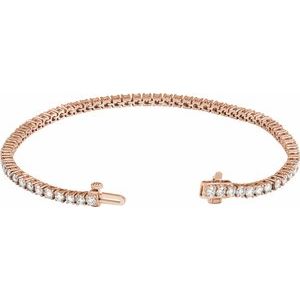 Lab-Grown Diamond Line Bracelet - Image 2