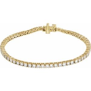 Lab-Grown Diamond Line Bracelet