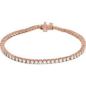 Lab-Grown Diamond Line Bracelet
