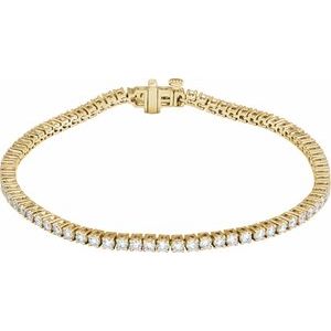 Lab-Grown Diamond Line Bracelet