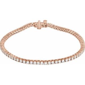 Lab-Grown Diamond Line Bracelet