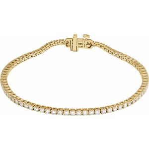 Lab-Grown Diamond Line Bracelet