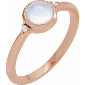 Bezel-Set Cabochon Ring