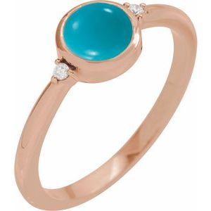 Bezel-Set Cabochon Ring