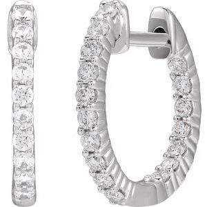 Inside-Outside Hoop Earrings - Image 2