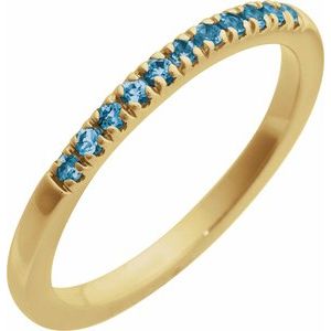 Birthstone Stackable Ring