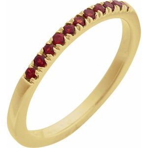 Birthstone Stackable Ring