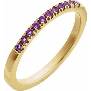 Birthstone Stackable Ring
