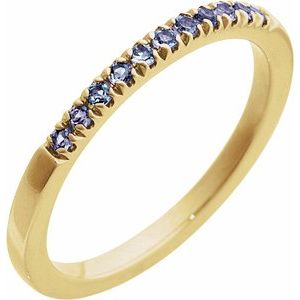 Birthstone Stackable Ring