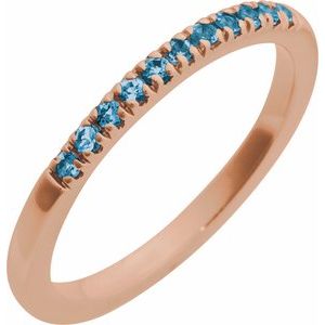 Birthstone Stackable Ring