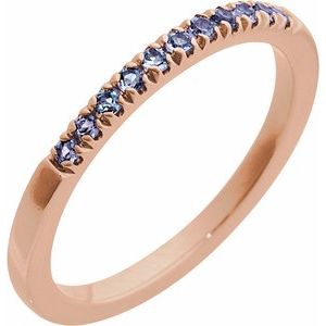 Birthstone Stackable Ring