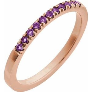 Birthstone Stackable Ring