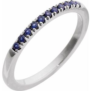 Birthstone Stackable Ring