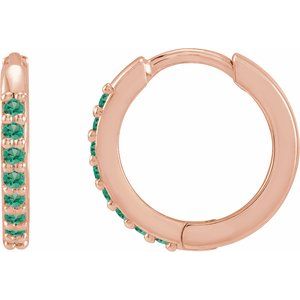 Accented Huggie Earrings