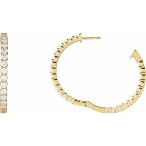 Inside-Outside Hoop Earrings - Image 3