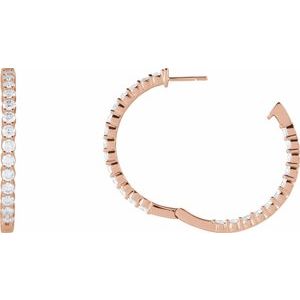 Inside-Outside Hoop Earrings - Image 3