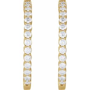 Inside-Outside Hoop Earrings - Image 2