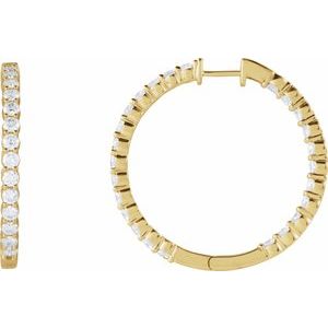 Inside-Outside Hoop Earrings