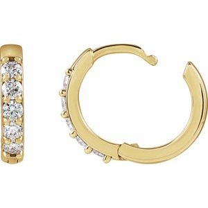 Accented Huggie Earrings - Image 3