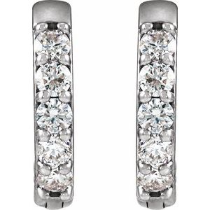 Accented Huggie Earrings - Image 2