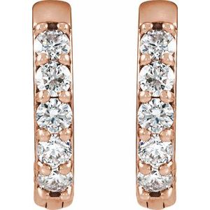 Accented Huggie Earrings - Image 2