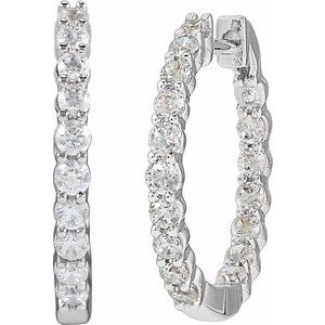 Inside-Outside Hoop Earrings - Image 2