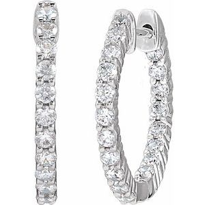 Inside-Outside Hoop Earrings - Image 2