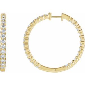 Inside-Outside Hoop Earrings